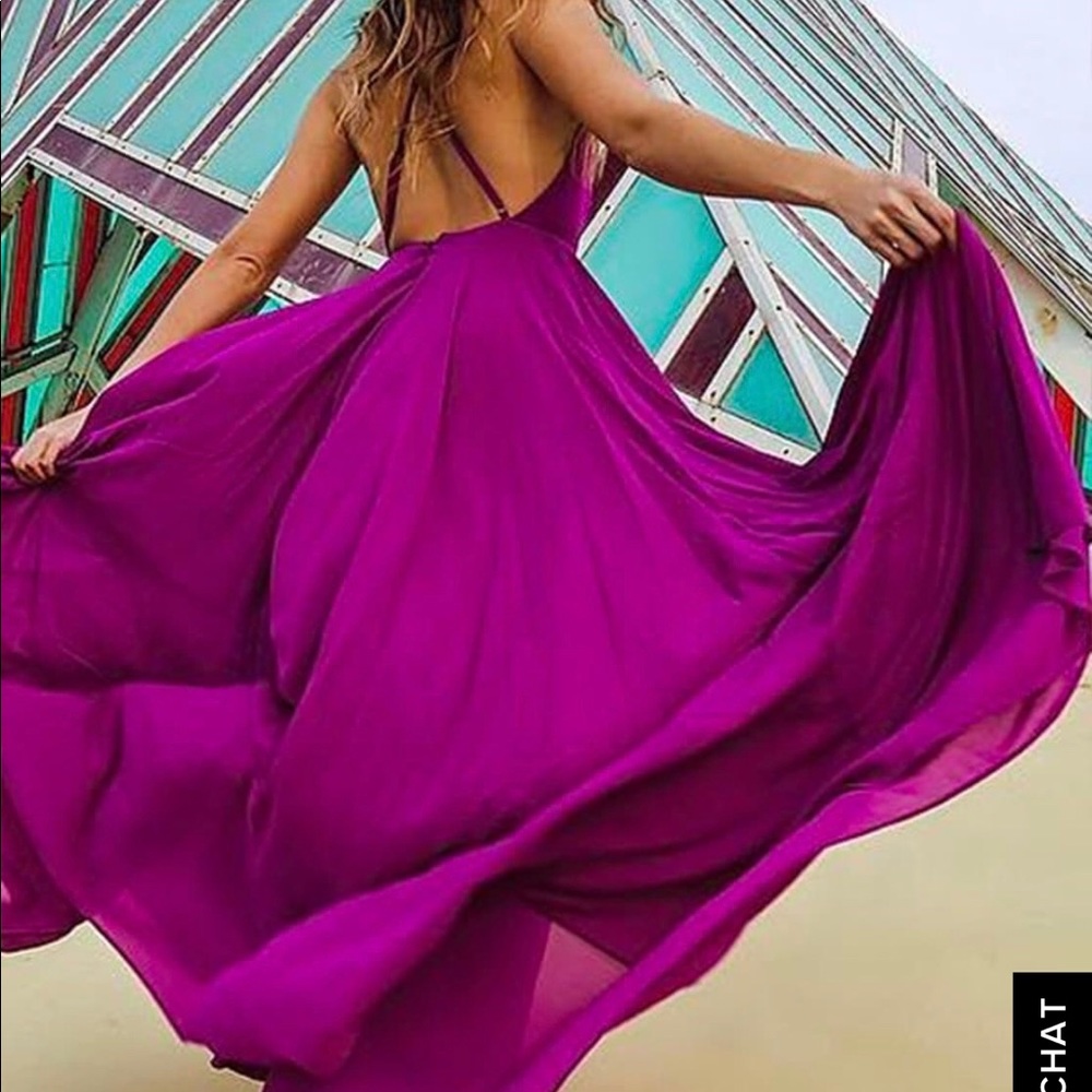 Mythical Kind Of Love Magenta Dress